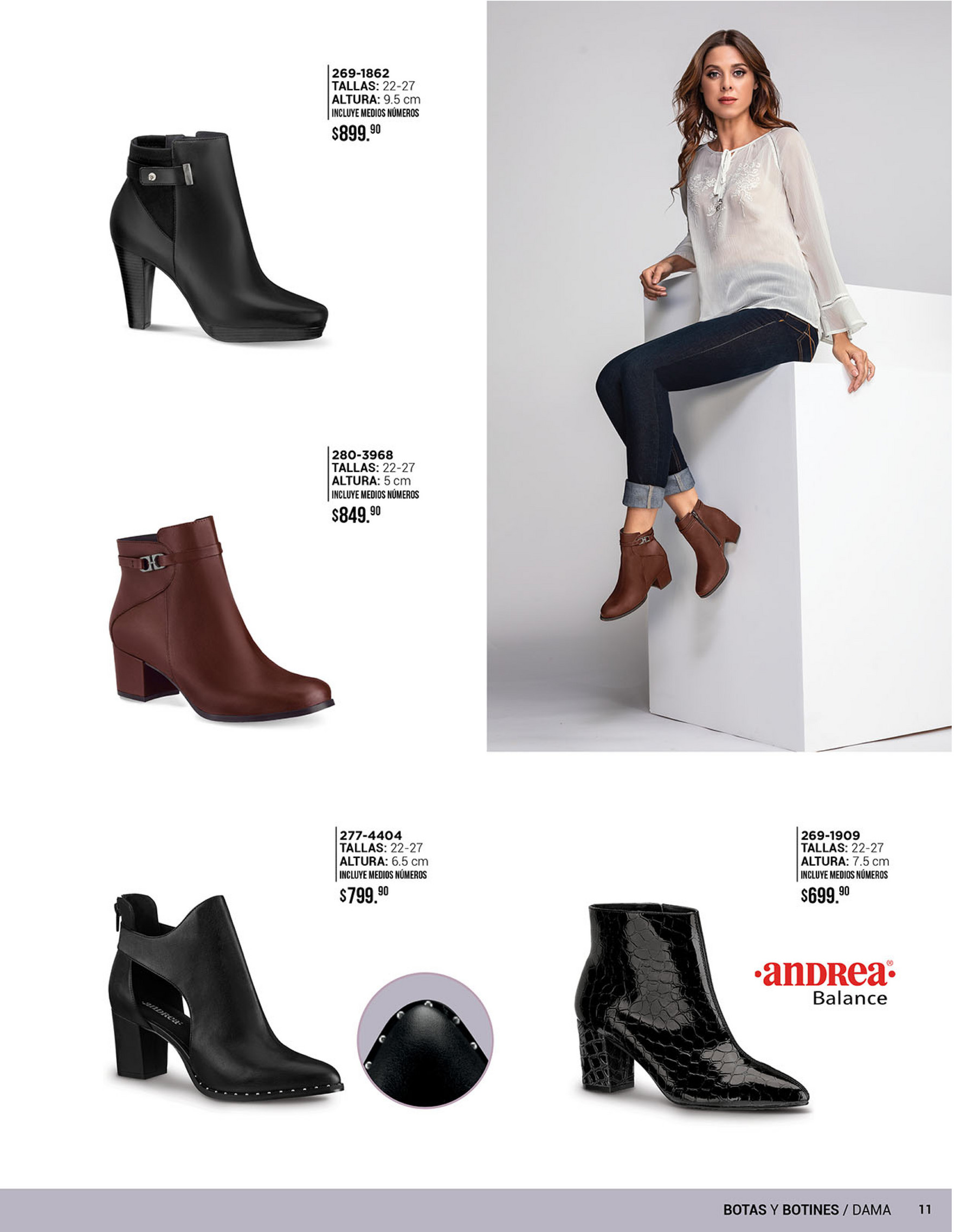 Venta Catalogo De Andrea Botines En Stock