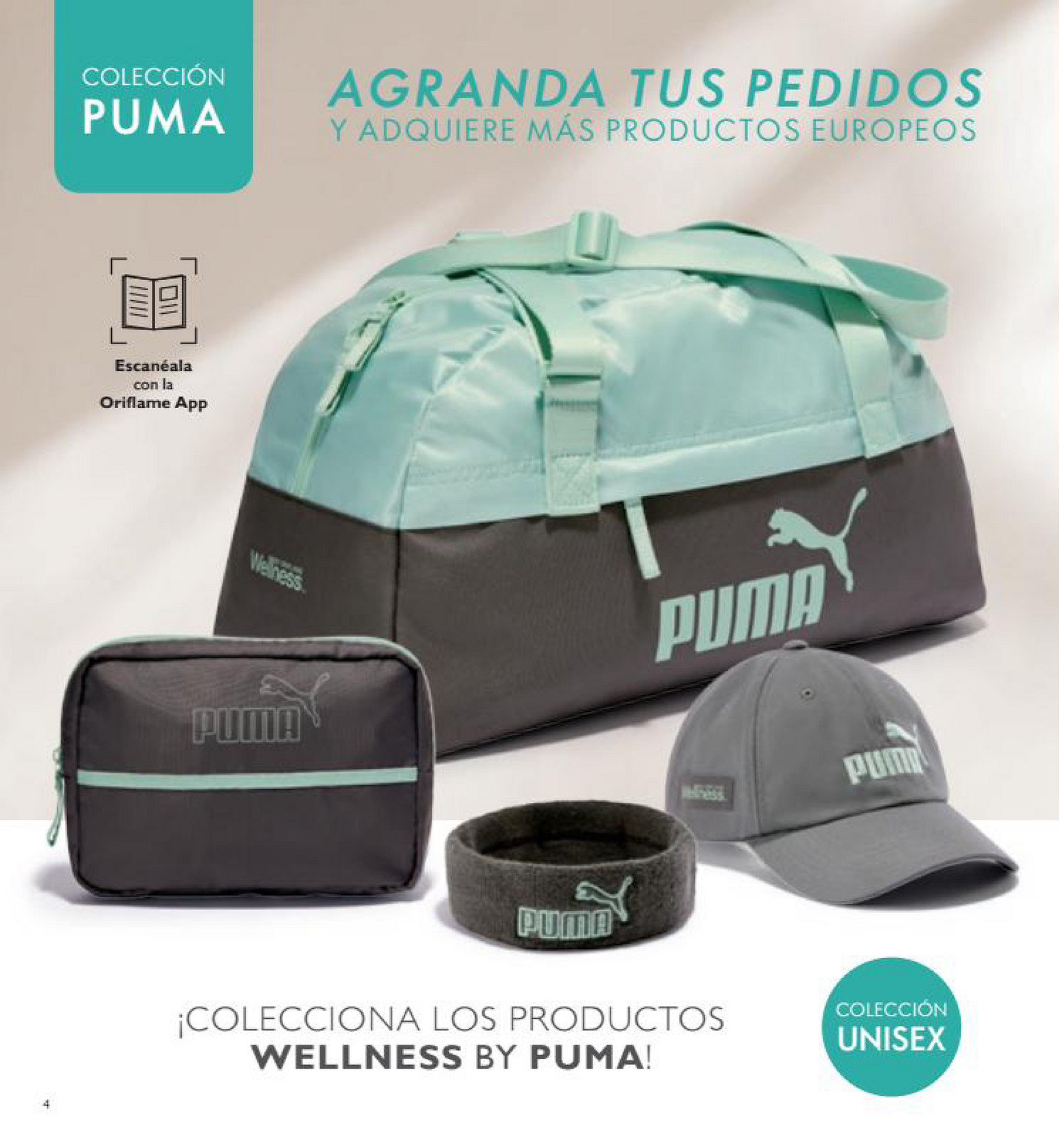 oriflame puma bolsa