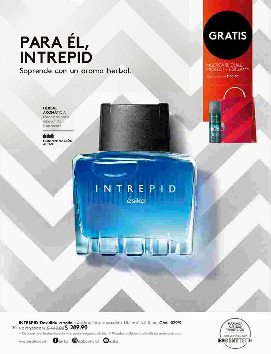 Intrepid esika precio catálogo hot sale