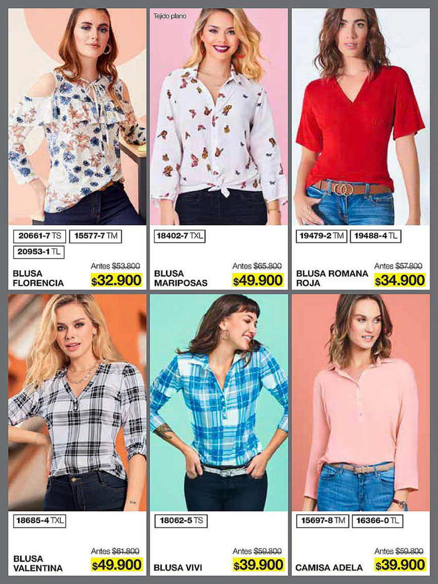 Catalogo de blusas online 2019