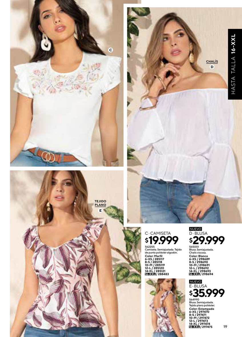 Blusas de online carmel