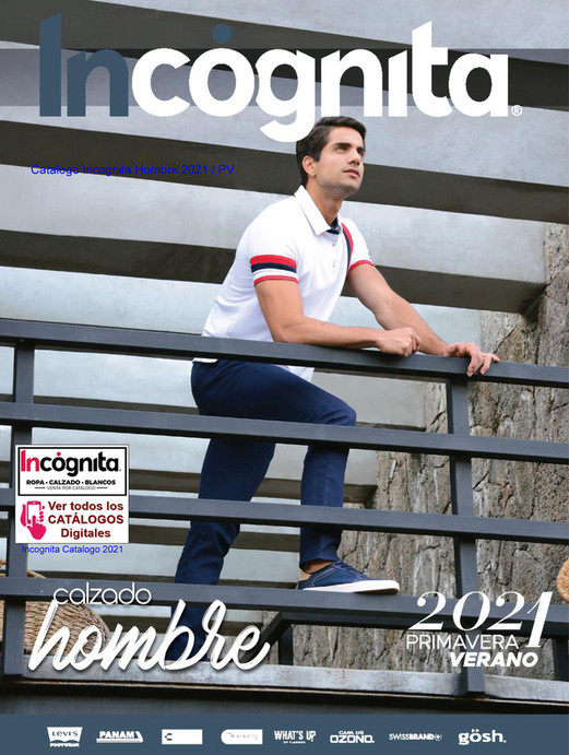 Catálogo INCOGNITA HOMBRE 2022 » Calzado PV | CatalogosMX