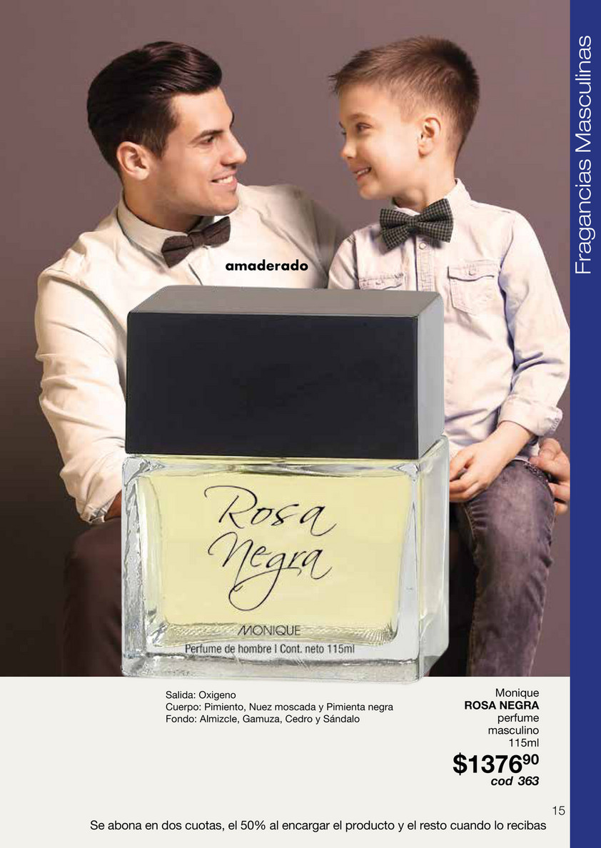 Rosa negra outlet perfume hombre