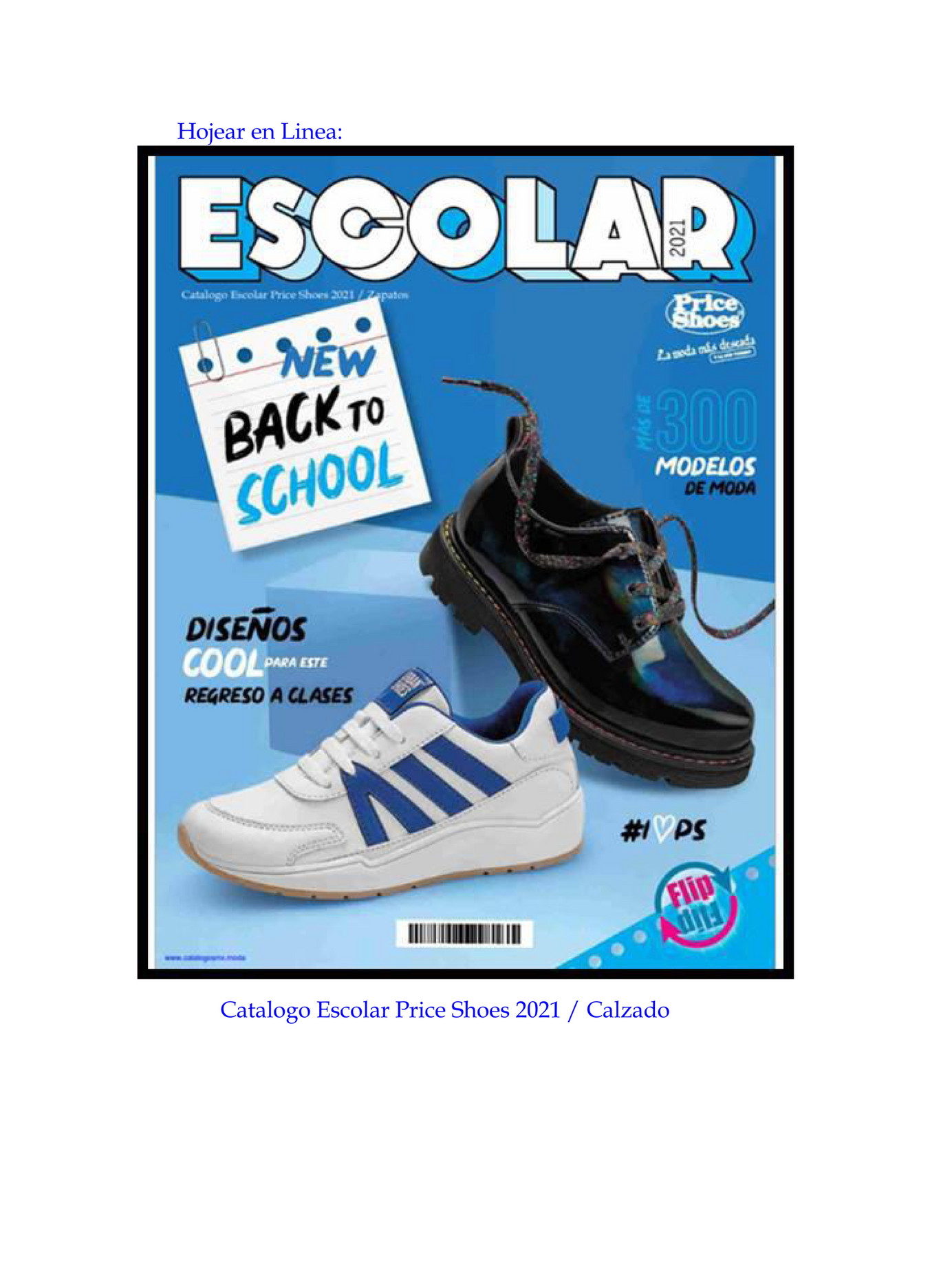 Catalogo price shoes escolar 2019 con fashion precios