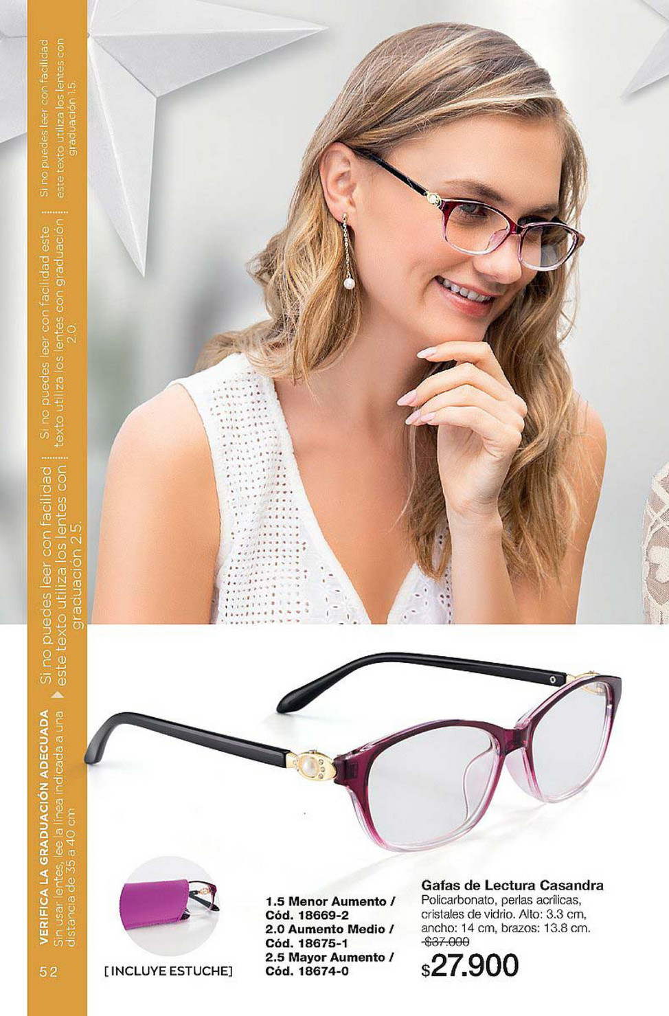 Lentes de lectura online avon