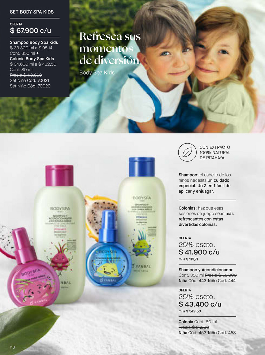 BODY SPA KIDS PITAHAYA COLONIA NIÑAS