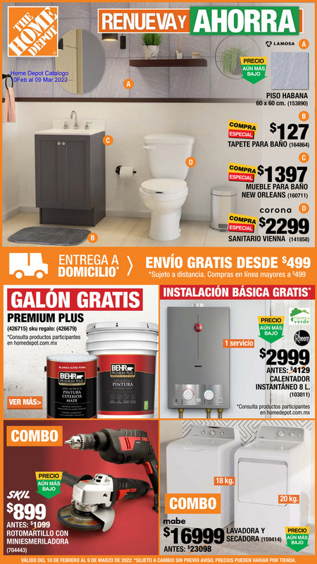 Home Depot Catálogo » Mayo 2022 » Hot Sale | CatalogosMX