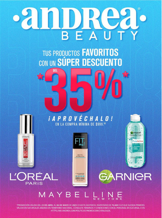 Ofertas ANDREA OUTLET |» Mayo 2023 | Andrea Outlet