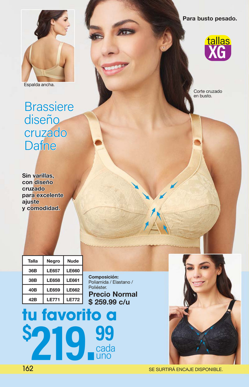 Talla 36b de discount busto