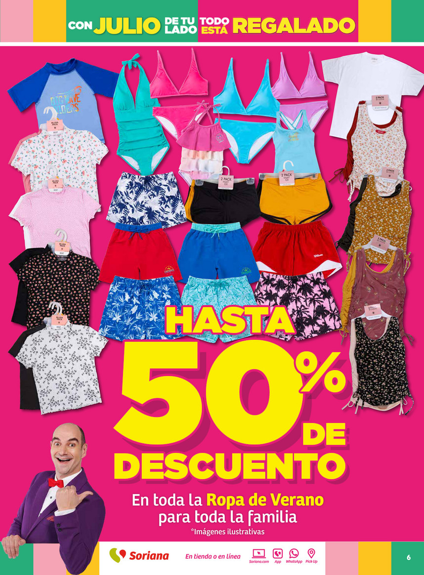 Pijamas al 2x1 online en soriana