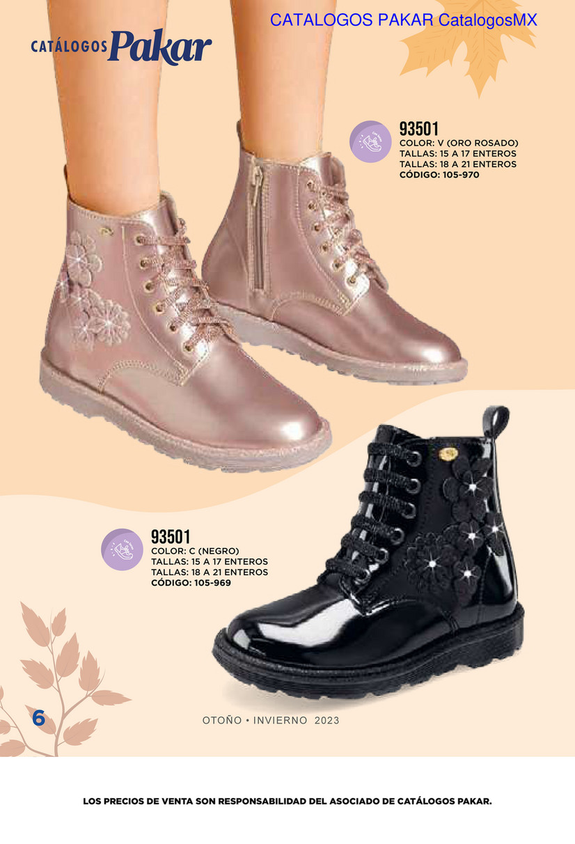 Catalogo de discount botas pakar 2019