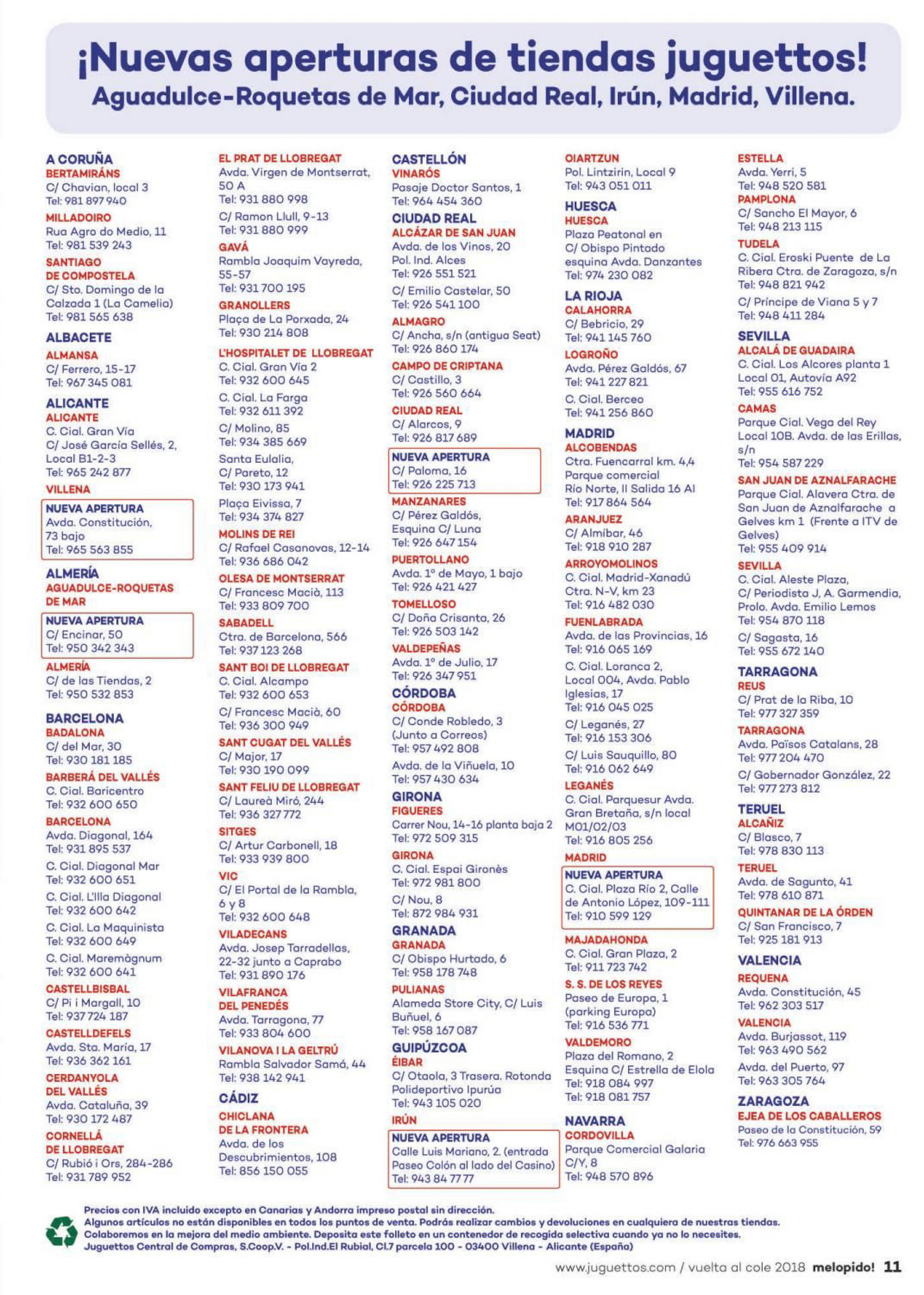 juguettos central de compras