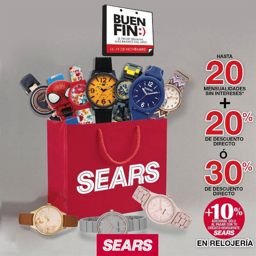 Sears relojeria online