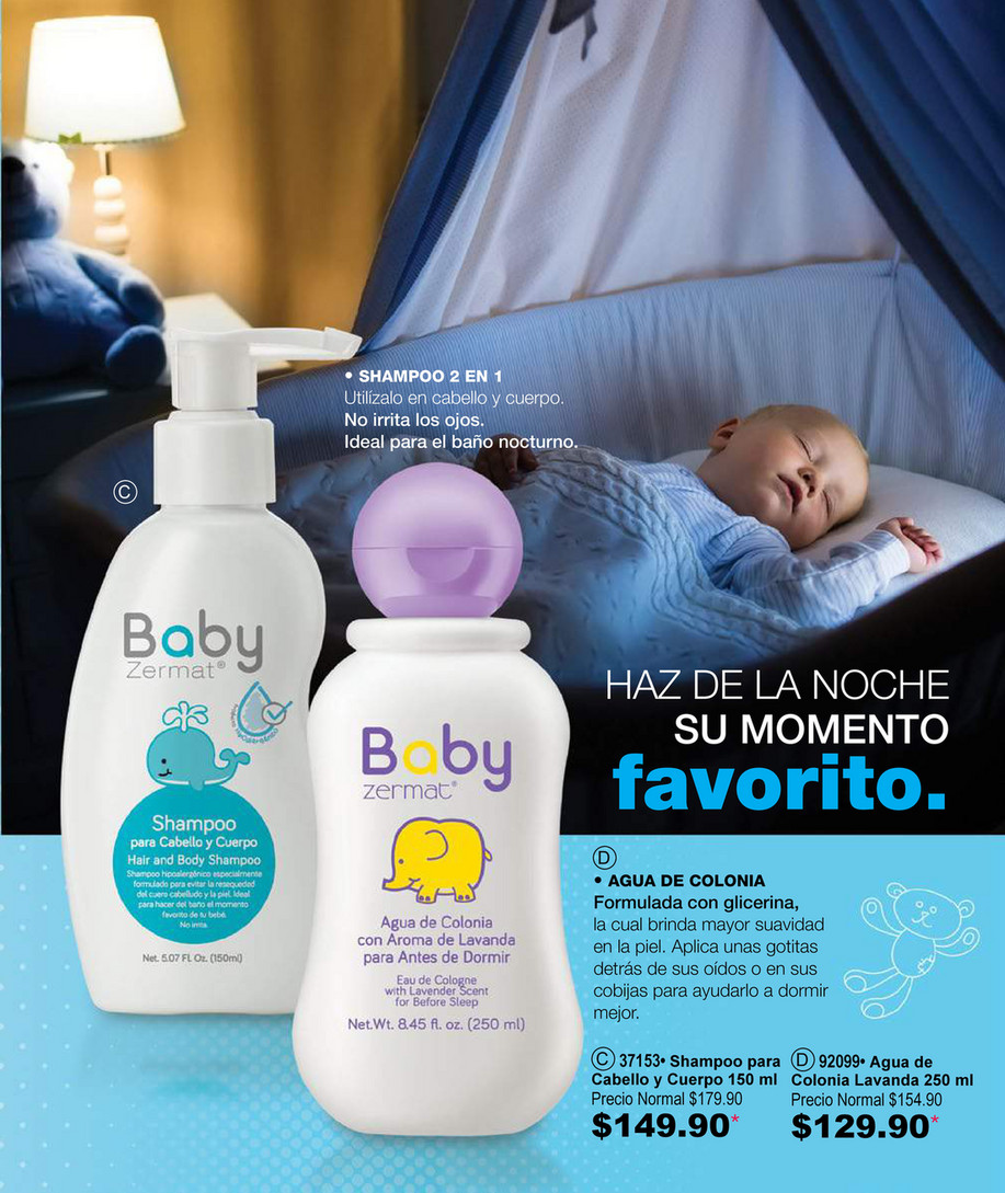 Agua de Colonia para Antes de Dormir – Baby Zermat – Zermat