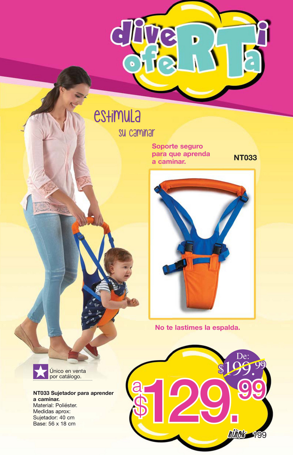 Sujetador para bebes online caminar