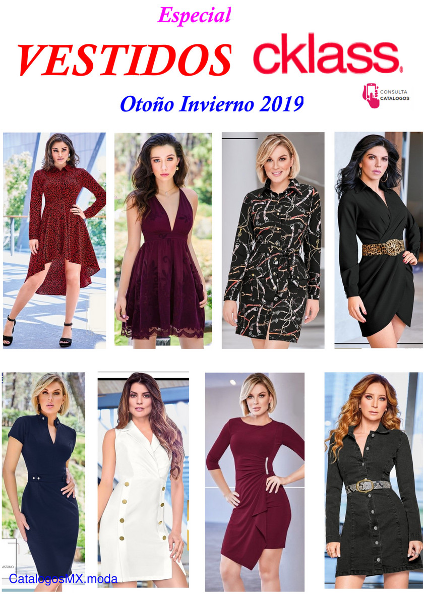 Vestidos cklass otoño invierno 2019 new arrivals