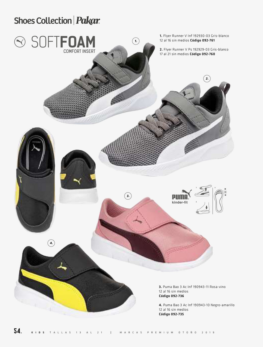 puma kinder fit soft foam