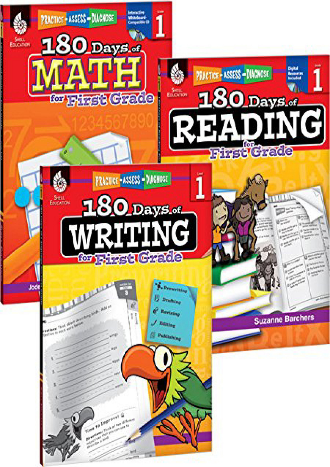 Jenkins BOOK - 180 Days of Practice for First Grade Set of 3 1st Grade ...