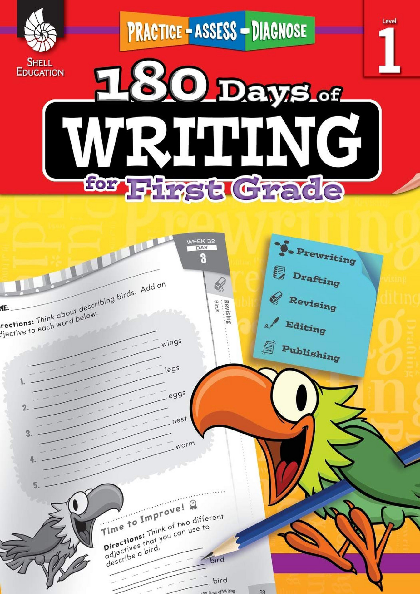 Jenkins BOOK - 180 Days of Writing for First Grade An Easy to Use First ...