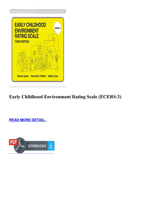 Jenkins BOOK - Early Childhood Environment Rating Scale ECERS 3 - Page ...