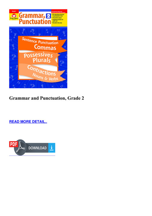 Jenkins BOOK - Grammar and Punctuation Grade 2 - Page 1 - Created with ...