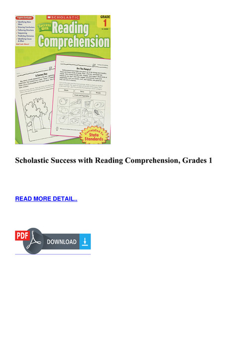 Jenkins BOOK - Scholastic Success with Reading Comprehension Grades 1 ...