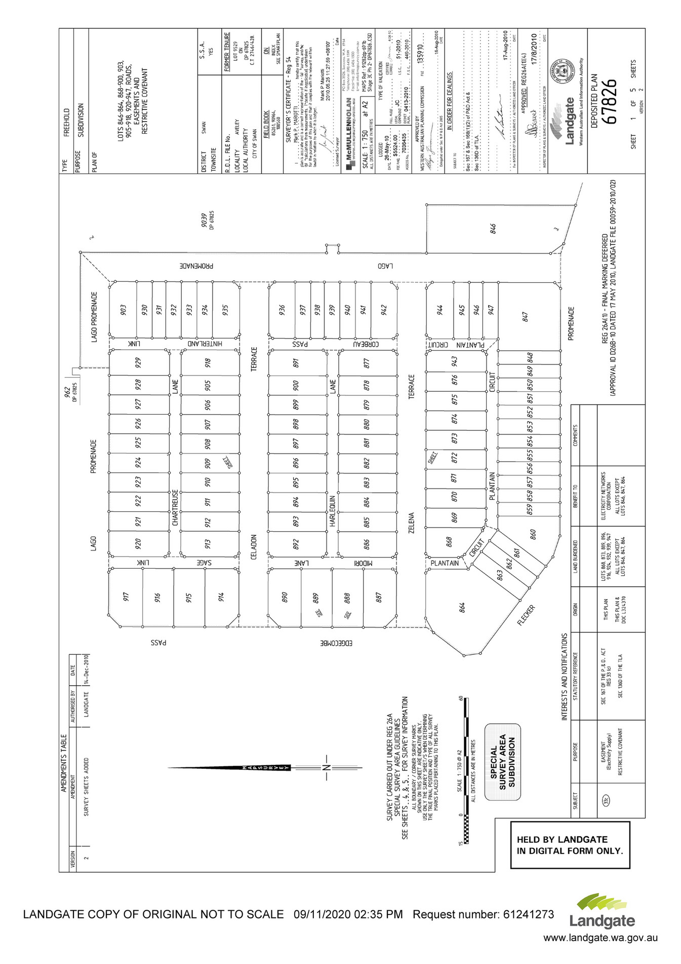 Abel Property DepositedPlan67826 Page 1 Created with