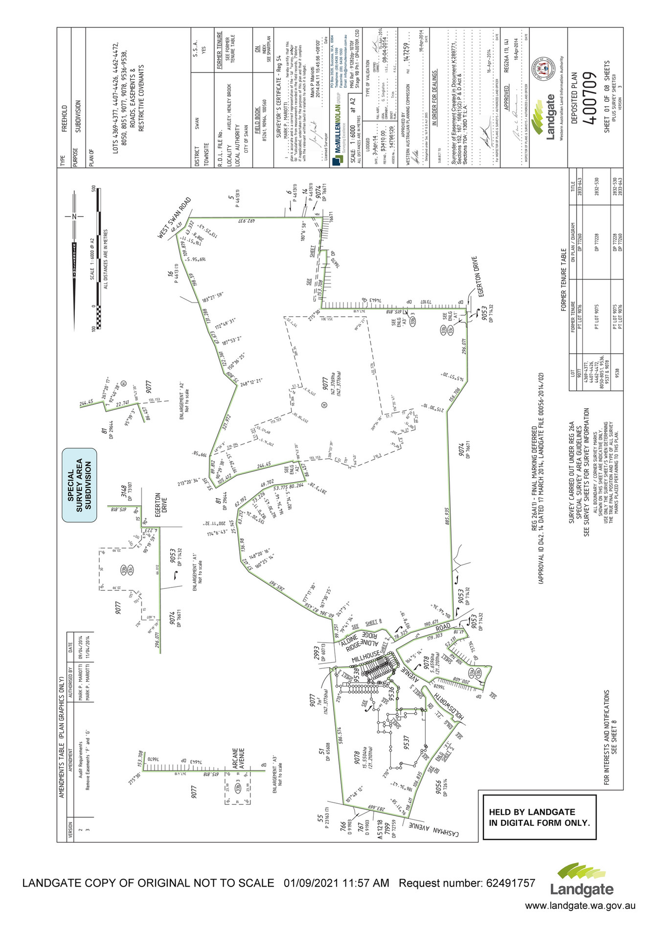Abel Property depositedplan400709 Page 1 Created with