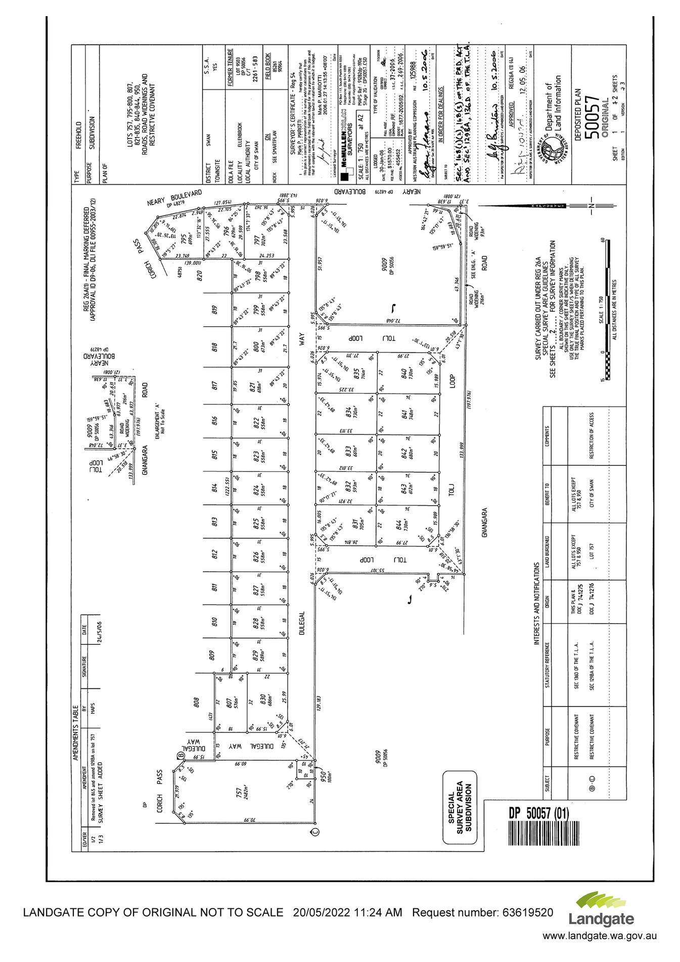 Abel Property depositedplan50057 Page 1 Created with