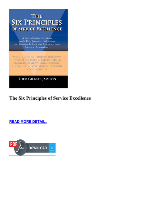 Danial - EBOOK The Six Principles of Service Excellence - Page 1 ...