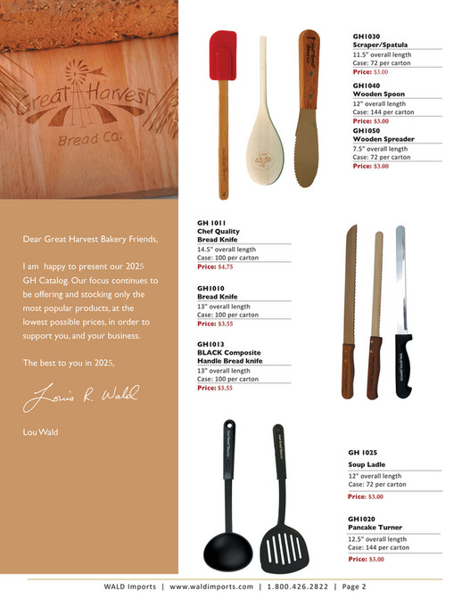 Wald Imports 2025 Great Harvest Catalog Page 23