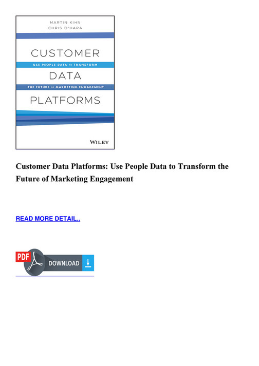 Alicia - READ Customer Data Platforms Use People Data to Transform the ...
