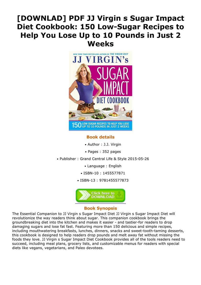 Jj Virgin Recipes Sugar Impact Bryont Blog