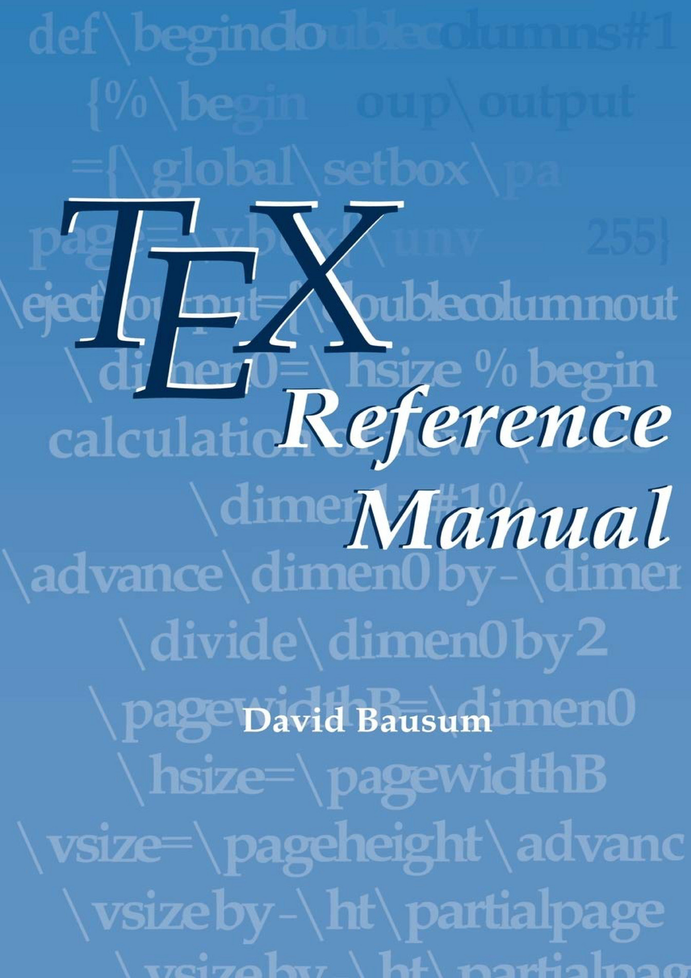 EBOOK - EBOOK TeX Reference Manual - Page 1 - Created With Publitas.com