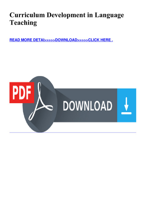 Vicky - EBOOK Curriculum Development in Language Teaching - Page 1 ...