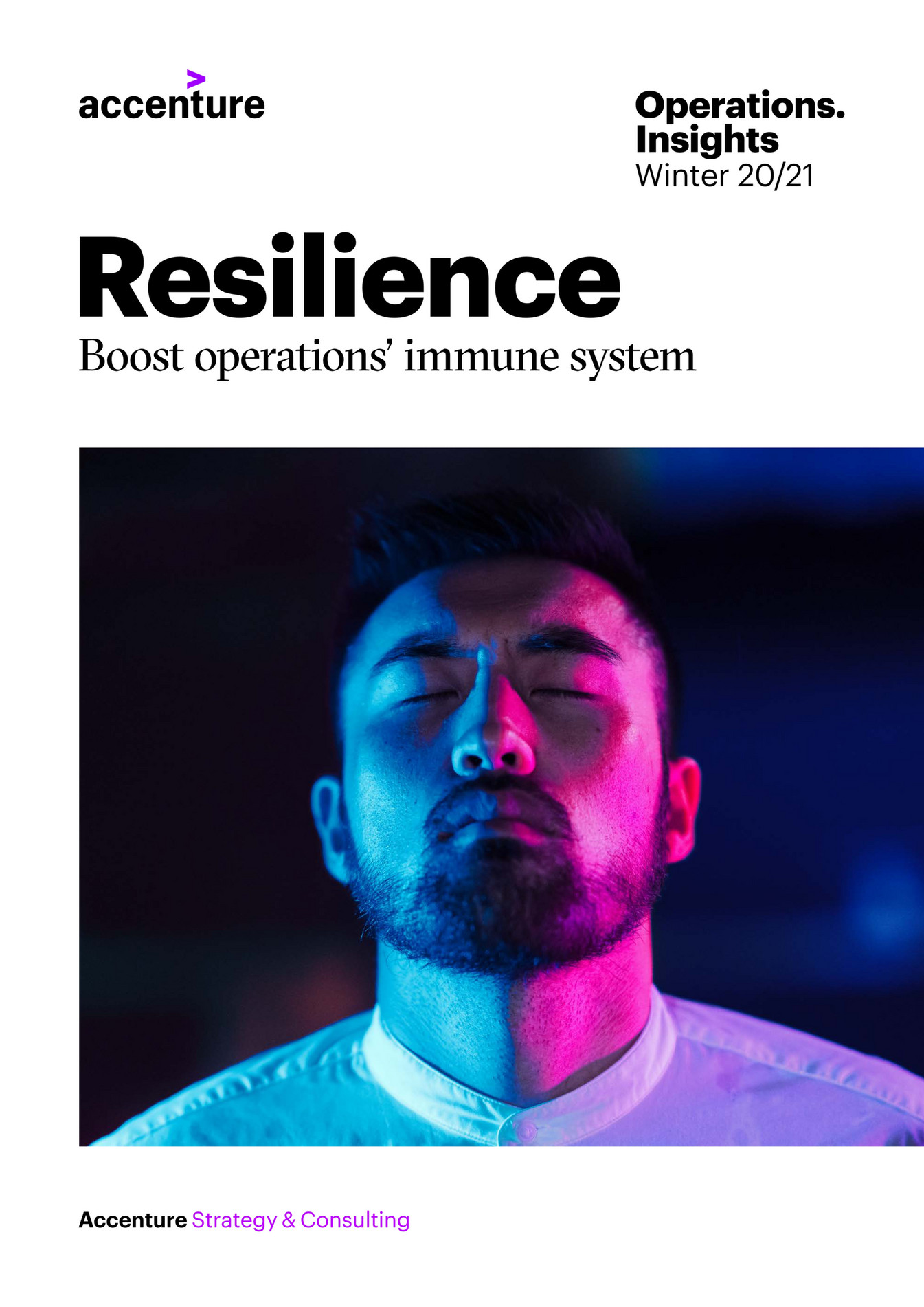 Accenture operations insights 9th edition winter 20 21 page 1