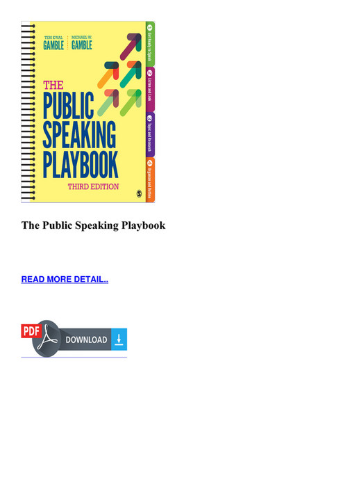 Carrol - BOOK The Public Speaking Playbook - Page 1 - Created with ...