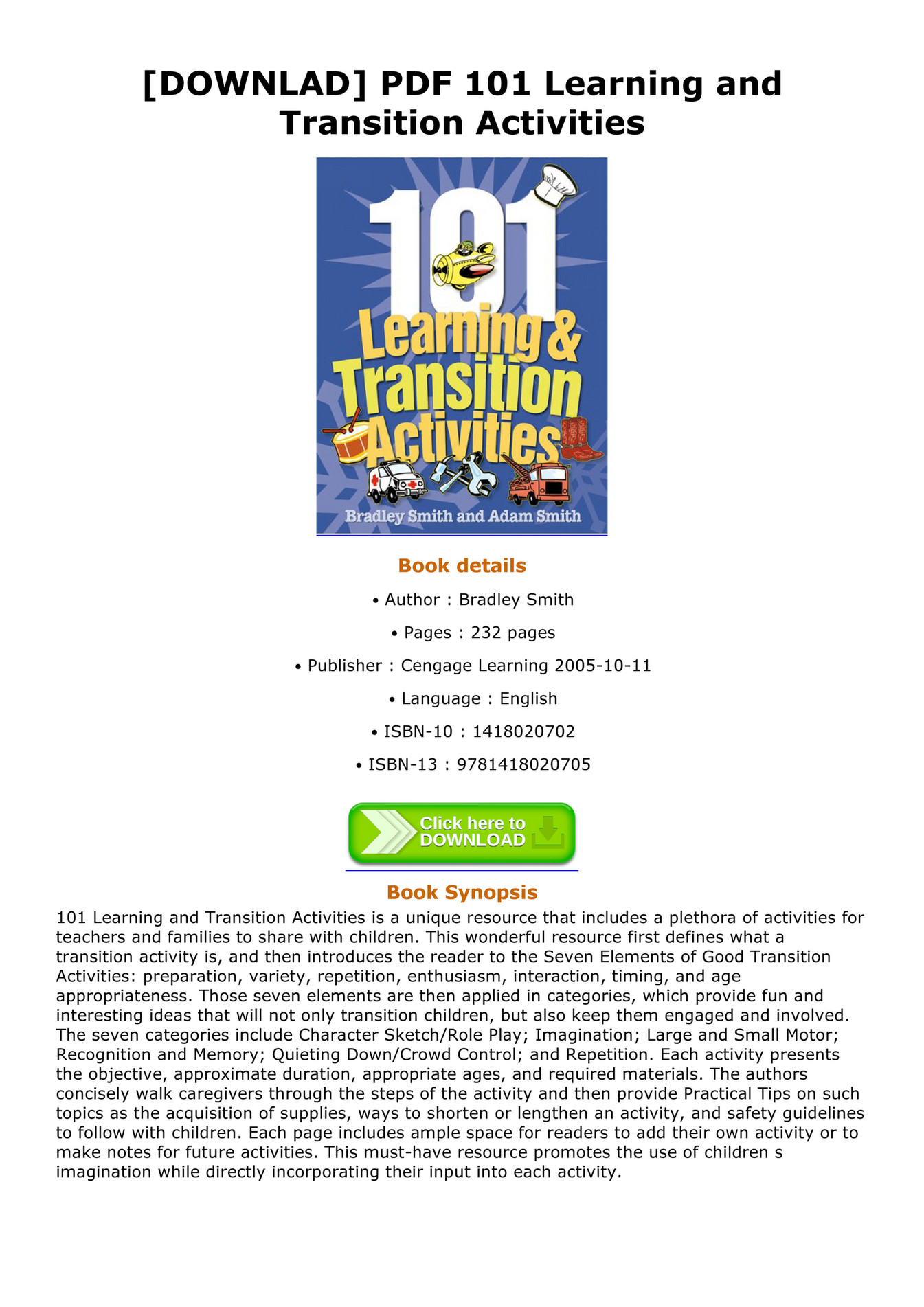 Solomon - DOWNLAD PDF 101 Learning and Transition Activities - Page 1 ...
