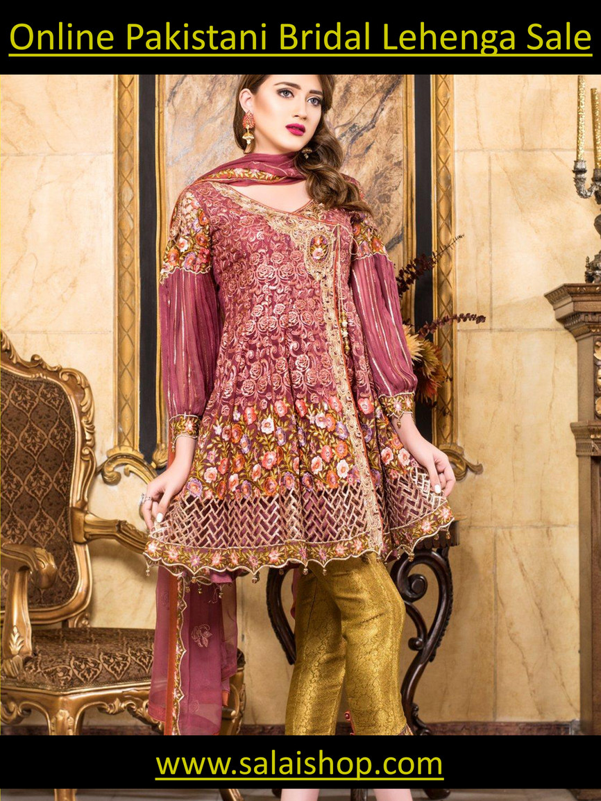 pakistani wedding lehenga online