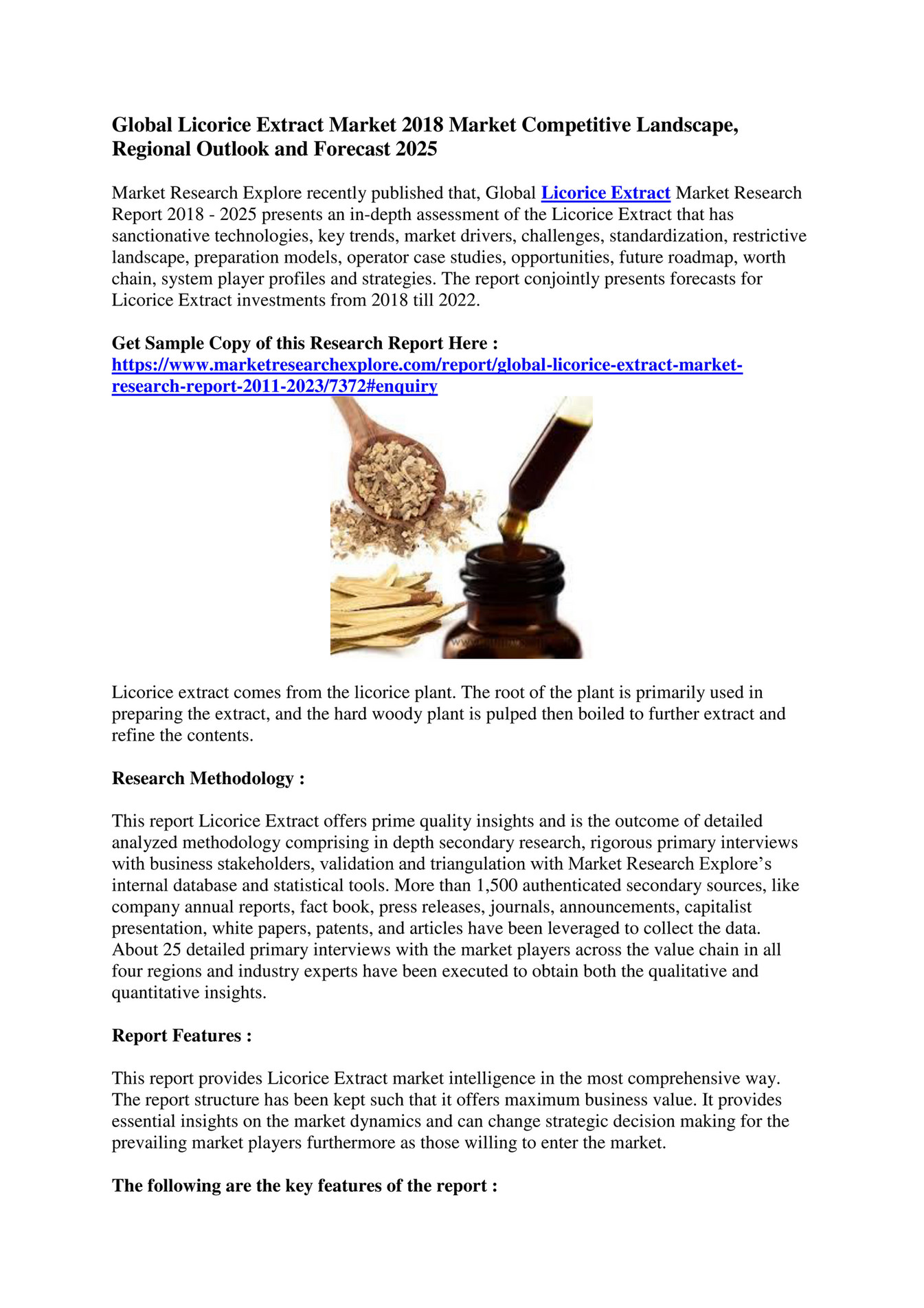 Market Research Explore Global Licorice Extract Market Page 2