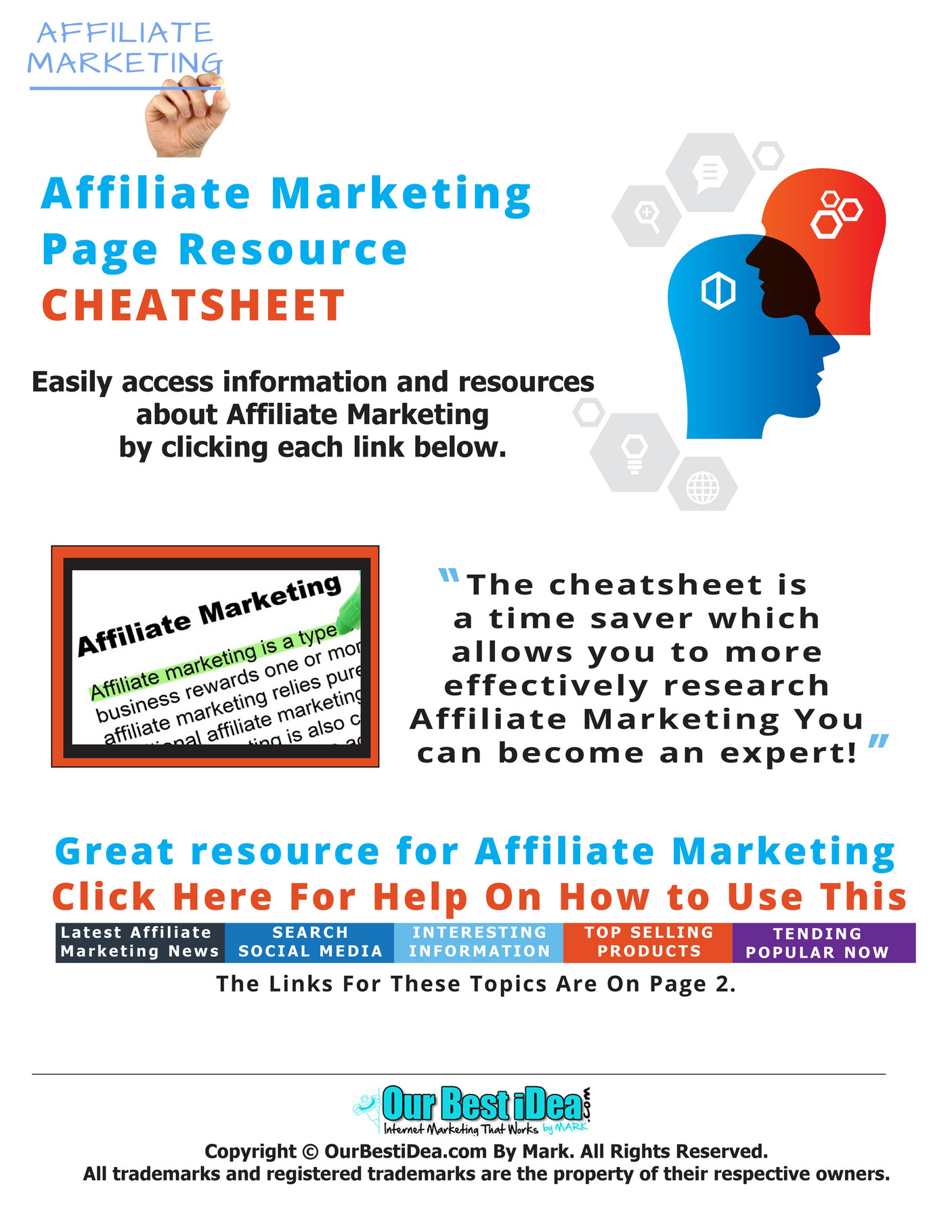 My publications New_Quick_Affiliate_Marketing_Hack__Affiliate_Marketing_Cheat_Sheet_ Page 1