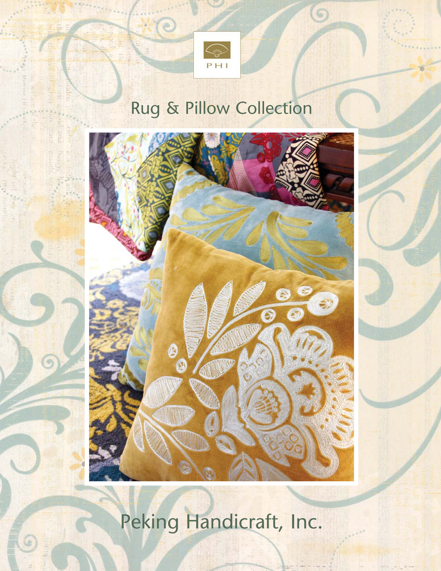 My publications Peking Handicraft 2010 Rug & Pillow Catalog Page 1