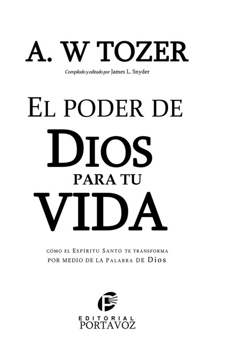 MVI Querétaro - El poder de Diios para tu vida - A.W.Tozer - Página 1 ...