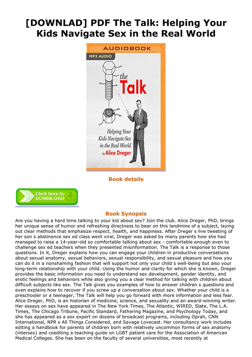 Norris - DOWNLAD PDF The Talk Helping Your Kids Navigate Sex in the Real  World - Page 1 - Created with Publitas.com