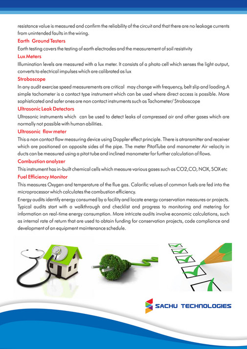 Sachu Technologies - Energy Audit Services Brochure-Sachu Technologies ...