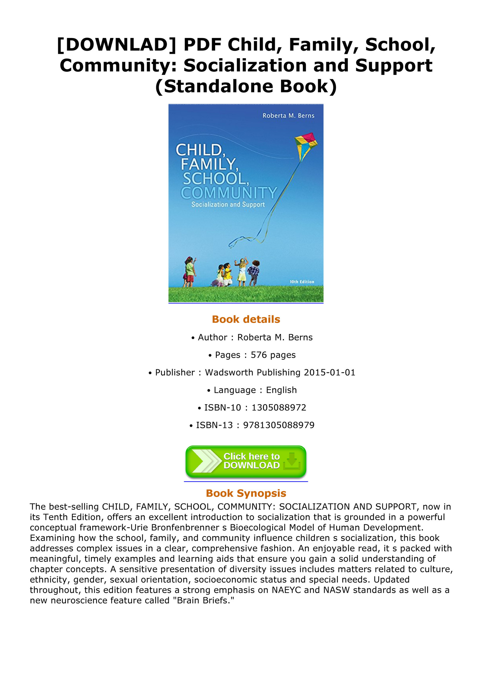 Jake - DOWNLAD PDF Child Family School Community Socialization and