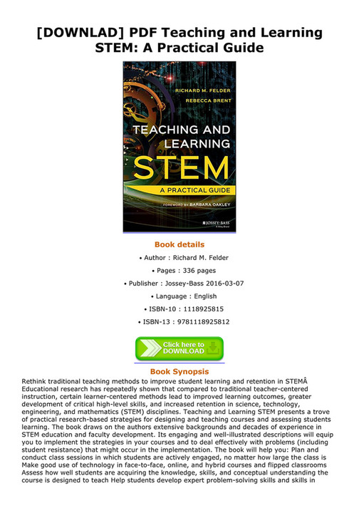 Muntz - DOWNLAD PDF Teaching and Learning STEM A Practical Guide - Page ...