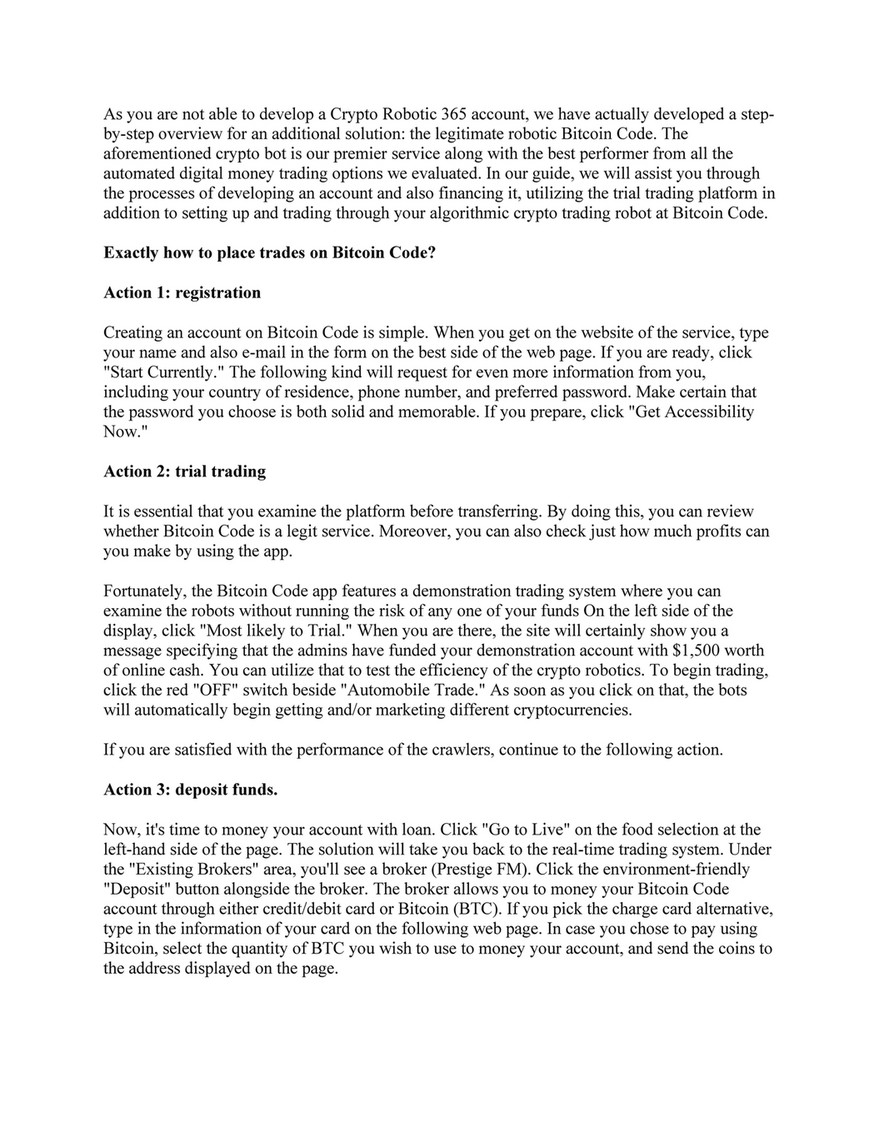 My publications - Crypto Robot 365 Review - Page 4-5 - Created with  Publitas.com