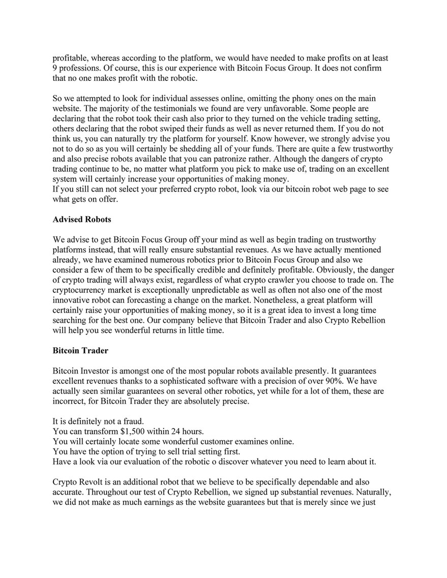 My publications - BITCOIN FOCUS GROUP REview - Page 4-5 - Created with  Publitas.com