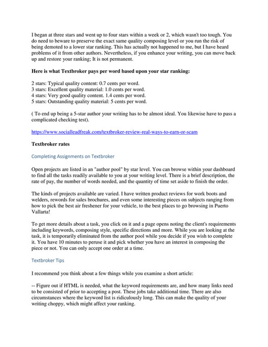 Textbroker Initial Writing Sample Examples My publications - What Is Textbroker - Page 1 - Created with Publitas.com